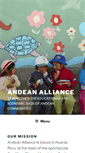Mobile Screenshot of andeanalliance.org